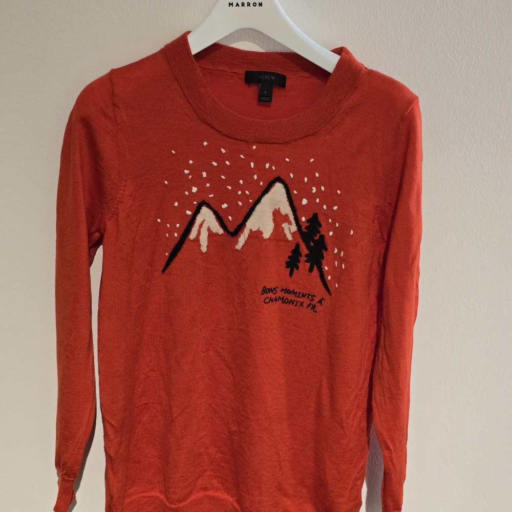 J. Crew Vibrant Red Sweater
